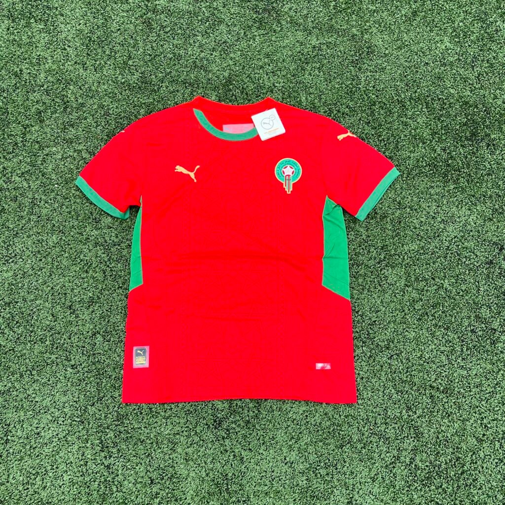 Maillot du Maroc_couleur rouge